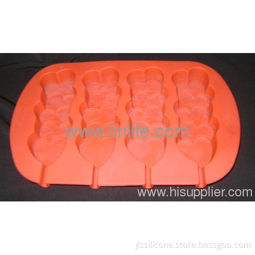 Wilton Silicone Stacked Hearts Cake Pan Or Mold For Cake Pops, Candy, Soap